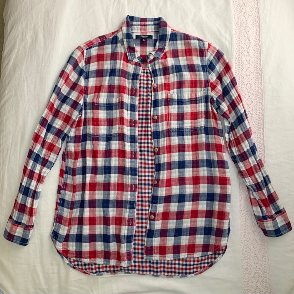 Madewell Plaid Button Down Shirt